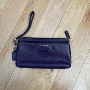 Coach Purple Wristlet Wallet